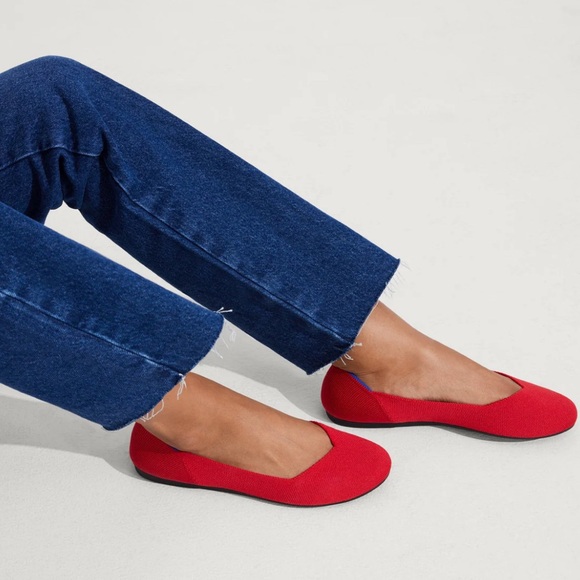 Rothy's Shoes - Rothy’s Red Flats Size 9.5